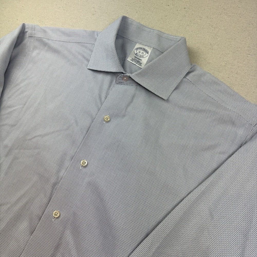 Brooks Brothers Regent Non Iron Dress Shirt Mens 16-35 Supima Cotton